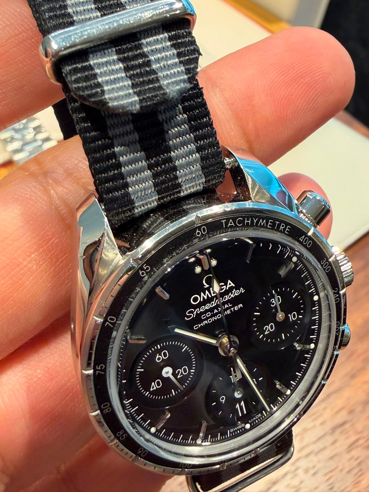 SPEEDMASTER 38MM CHRONOGRAPH BLACK DIAL (2023)