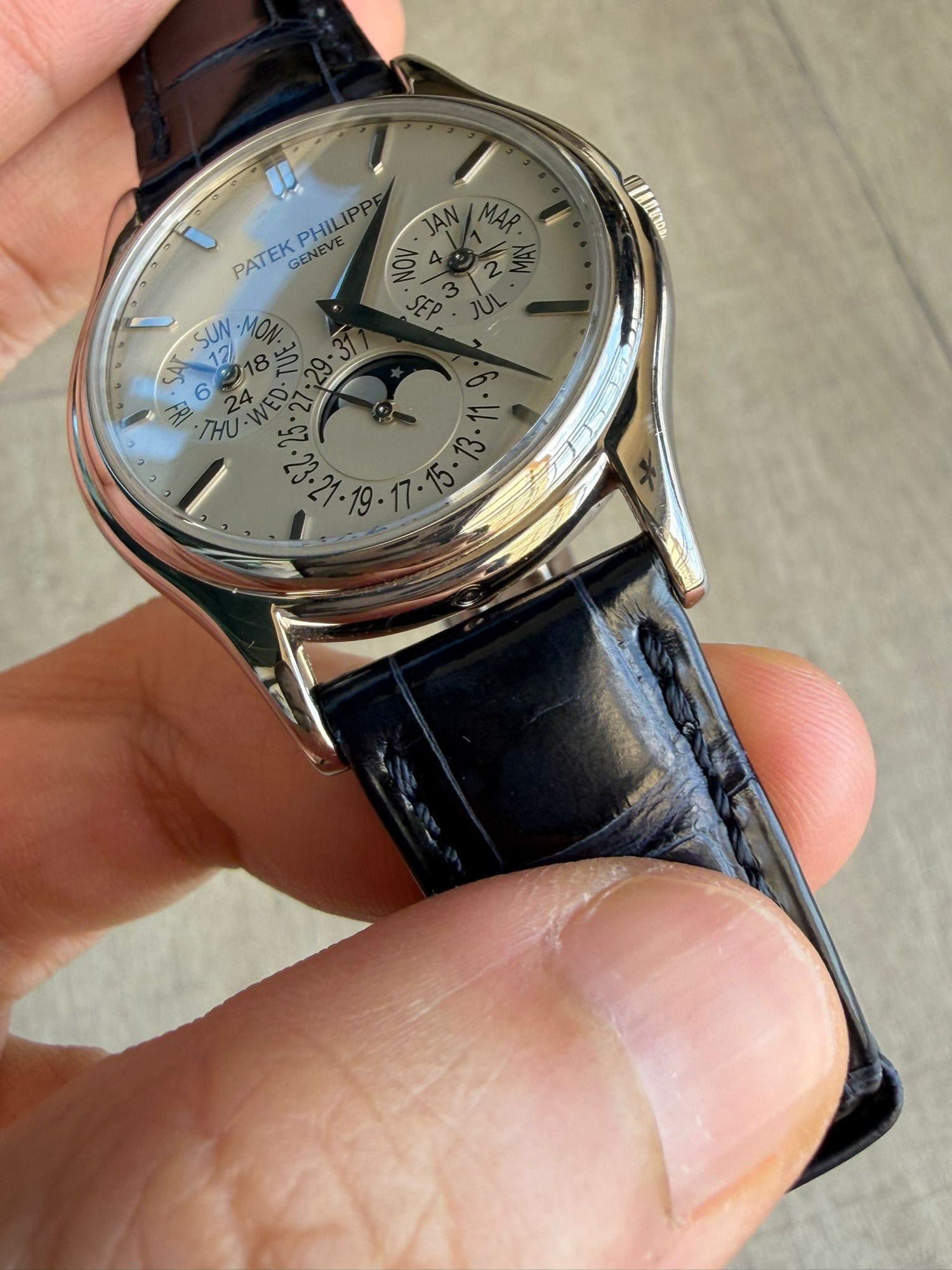 COMPLICATIONS 5140G WHITEGOLD PERPETUAL CALENDAR SILVER DIAL (WATCH &amp; ARCHIVE PAPER)