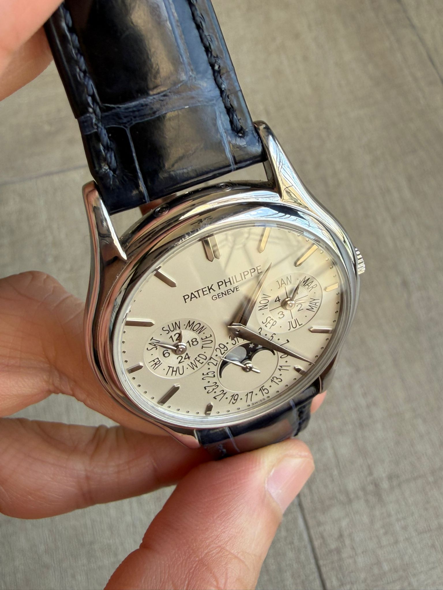 COMPLICATIONS 5140G WHITEGOLD PERPETUAL CALENDAR SILVER DIAL (WATCH &amp; ARCHIVE PAPER)