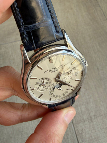 COMPLICATIONS 5140G WHITEGOLD PERPETUAL CALENDAR SILVER DIAL (WATCH &amp; ARCHIVE PAPER)