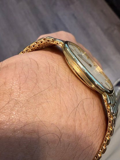 GOLDEN ELLIPSE 3848/15 YELLOWGOLD IVORY DIAL (1987)