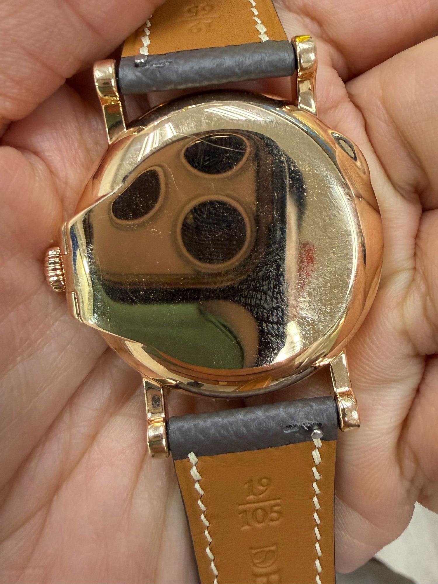 GRAND COMPLICATIONS 5059 ROSEGOLD MOONPHASE PERPETUAL RETROGRADE CALENDAR WHITE ROMAN DIAL (2003)