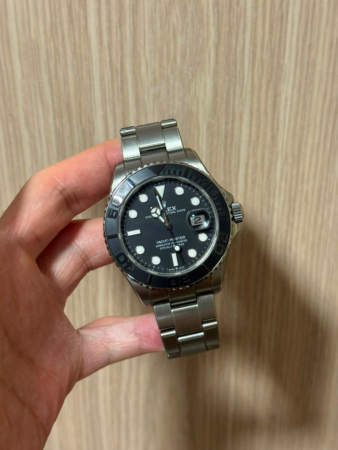 YACHT-MASTER 42MM RLX TITANIUM BLACK DIAL (2024)